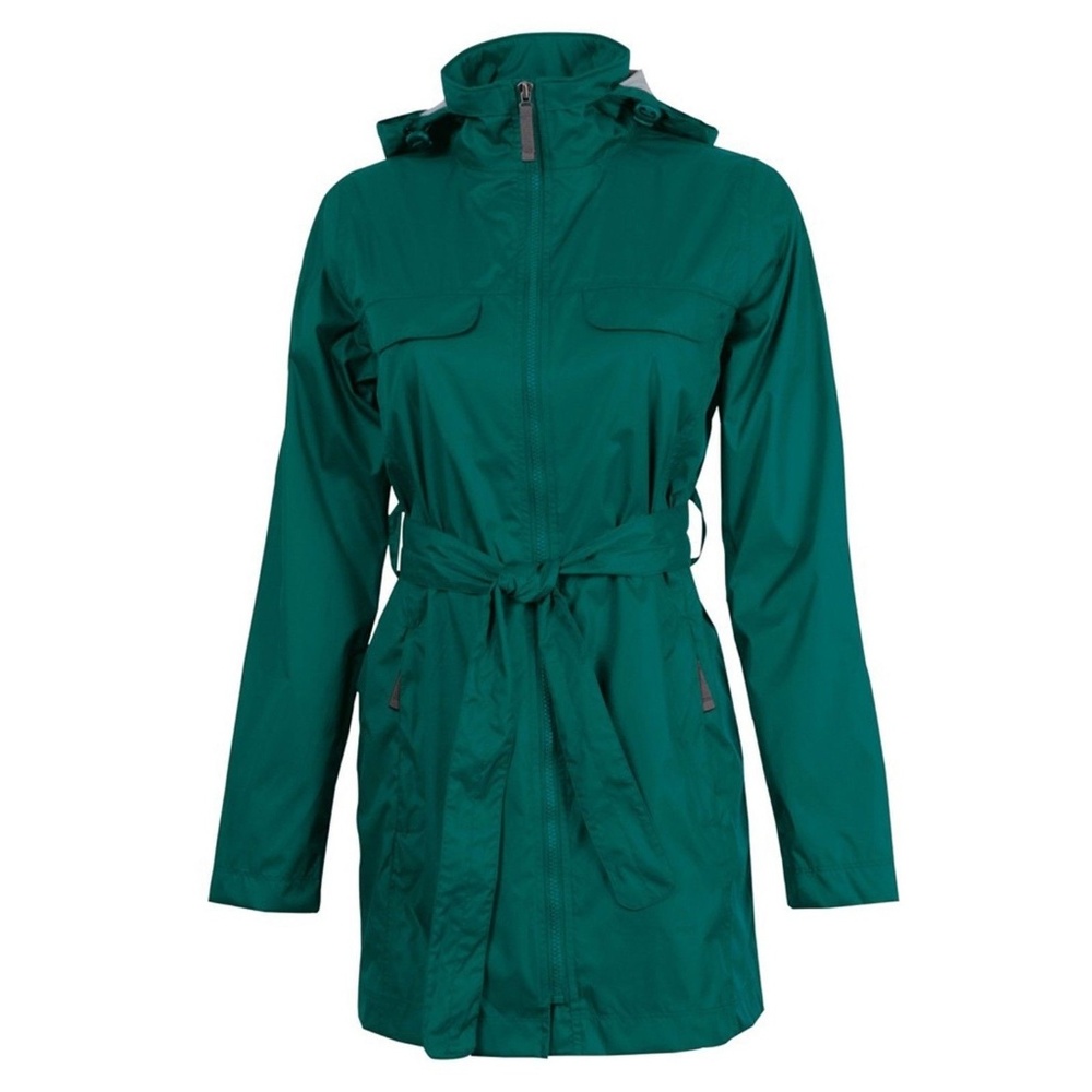 Charles River Apparel Women's Rain Jacket Green